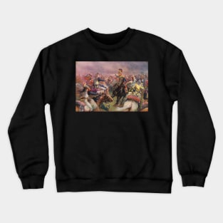 Charge of The Heavy Brigade Waterloo 1815 Crewneck Sweatshirt